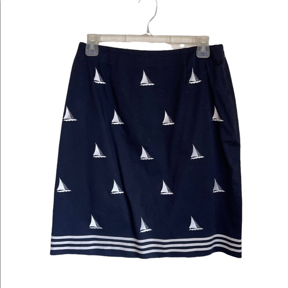 Talbots Dresses & Skirts - Talbots Nautical Skirt with Ships. Size 8 EUC